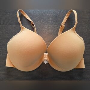 La Perla~Nude Beige Smooth Seamless Underwire T-Shirt Bra~Size 34D